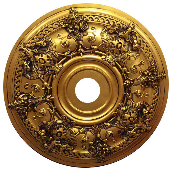 Artistry Lighting, Round 30" Antique Gold Ceiling Medallion (ARP15-F)