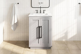 Home Living 24" Single Bathroom Vanity, Grey