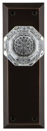 Nostalgic Warehouse NYKWAL_SD_NK Waldorf Lead Crystal Single - Bright Chrome