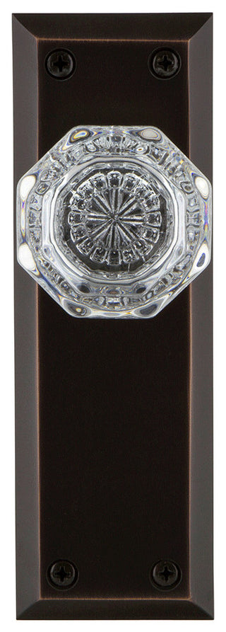 Nostalgic Warehouse NYKWAL_SD_NK Waldorf Lead Crystal Single - Bright Chrome