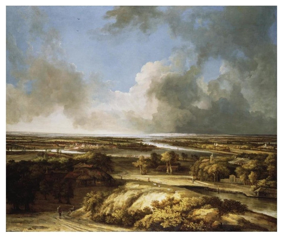 "A Panoramic Landscape" Digital Paper Print by Philips Koninck, 24"x20"