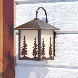 Yosemite 8" Tree Outdoor Wall Light Burnished Bronze