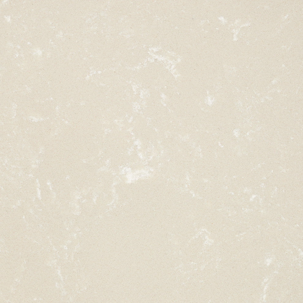 La Marisia Marble End Table, Creamy Pearl/Champagne