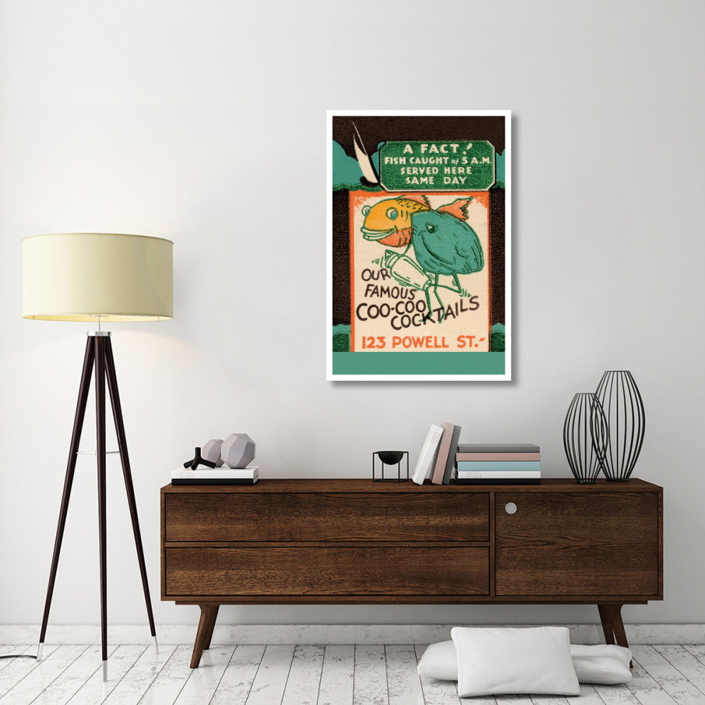 "Our Famous Coo-Coo Cocktails" Print by Vintage Booze Labels, 31"x46"