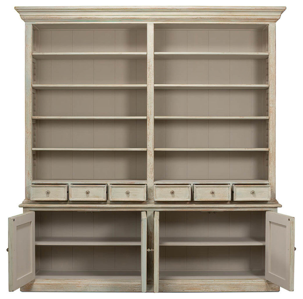Rustic Painted Bookcase