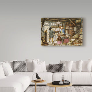 Anton Pieck 'Vintage Book Store' Canvas Art
