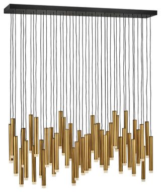 Harmony 45-Light Chandelier, Heritage Brass