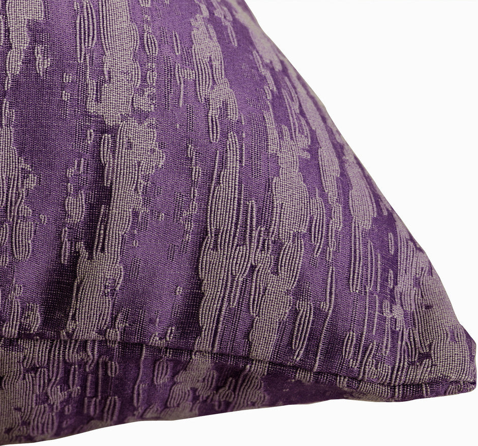 Benin Jacquard Pillow Shell and Valance Set, Orchid Mist, (1) Pillow Shell 20"x2