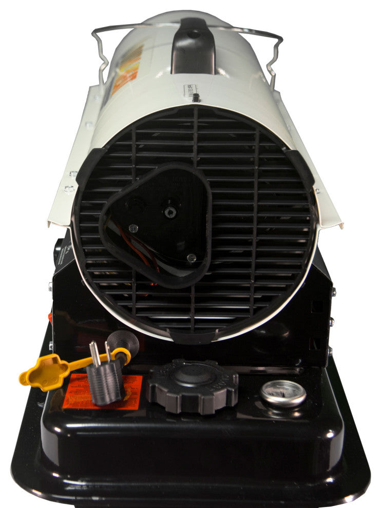 Dura Heat 80K BTU Kerosene Forced Air Heater, 2,000 sq ft, Multi-Fuel - DFA80T