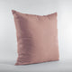 Baby Pink Solid Shiny Velvet Luxury Throw Pillow, Double sided 26"x26"