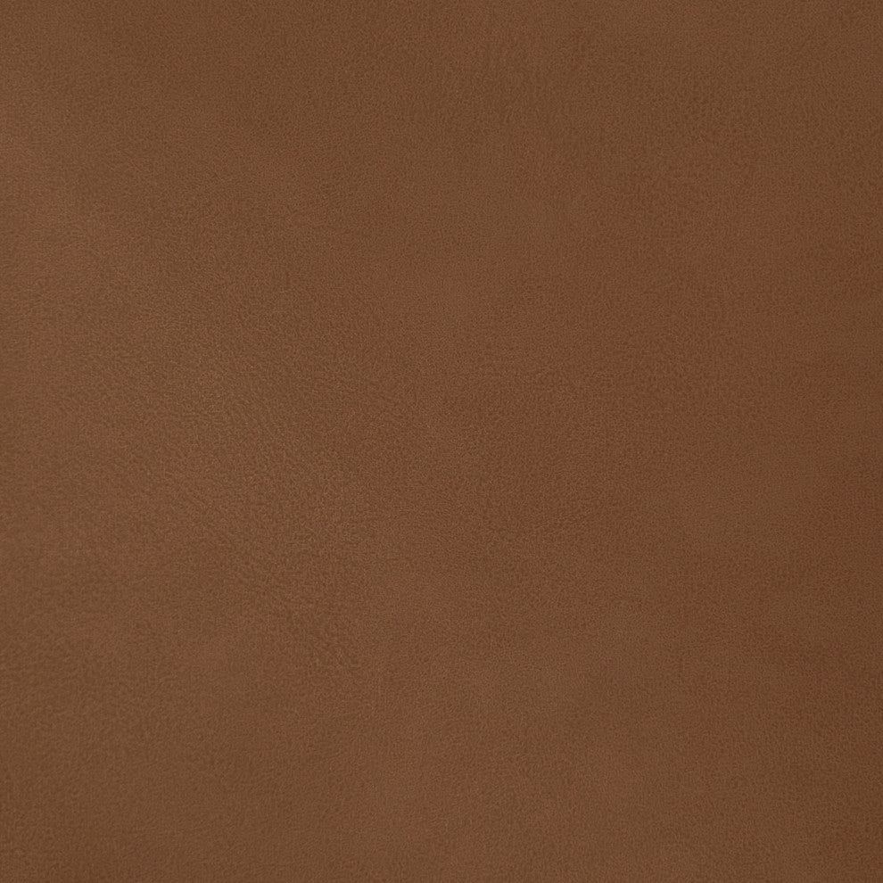 Gallo Vegan Leather Upholstered Bed, Cognac, Twin