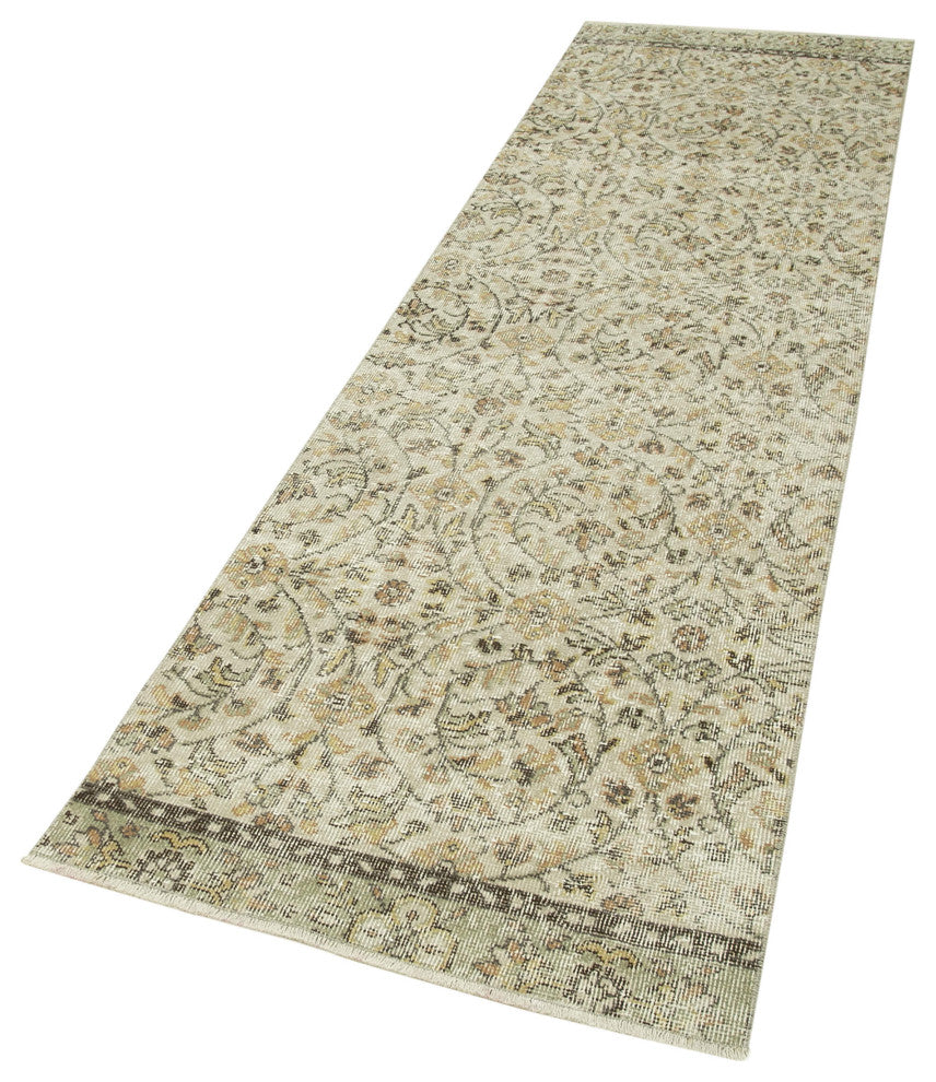Rug N Carpet - Hand-knotted Anatolian 2' 7" x 9' 6" Wool Kitchen Runner Rug