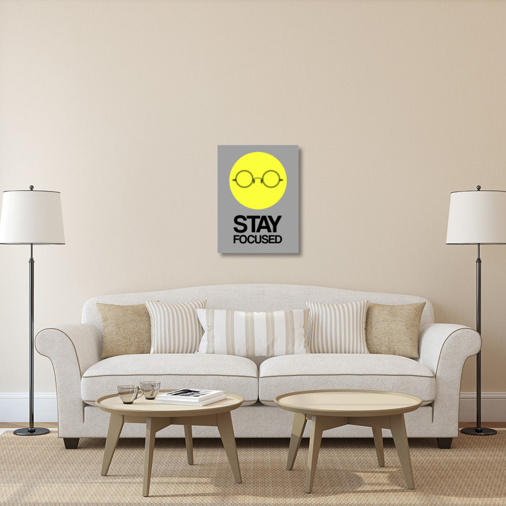"Stay Focused Circle Poster 2" Fine Art Print
