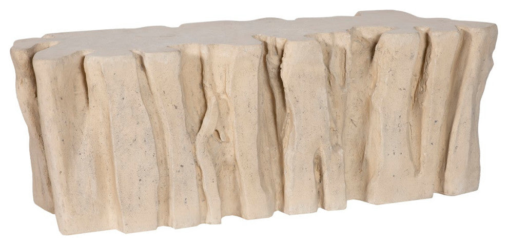 Freeform Root Bench, Roman Stone