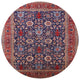 Ahgly Company Indoor Round Mid-Century Modern Area Rugs, 5' Round