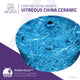 Marbled Series Ceramic Vessel Sink, Marbled Ocean Finish
