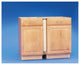 Wood Vanity Base Filler Pull Out Organizer for New Cabinets With Soft Close, 3"W