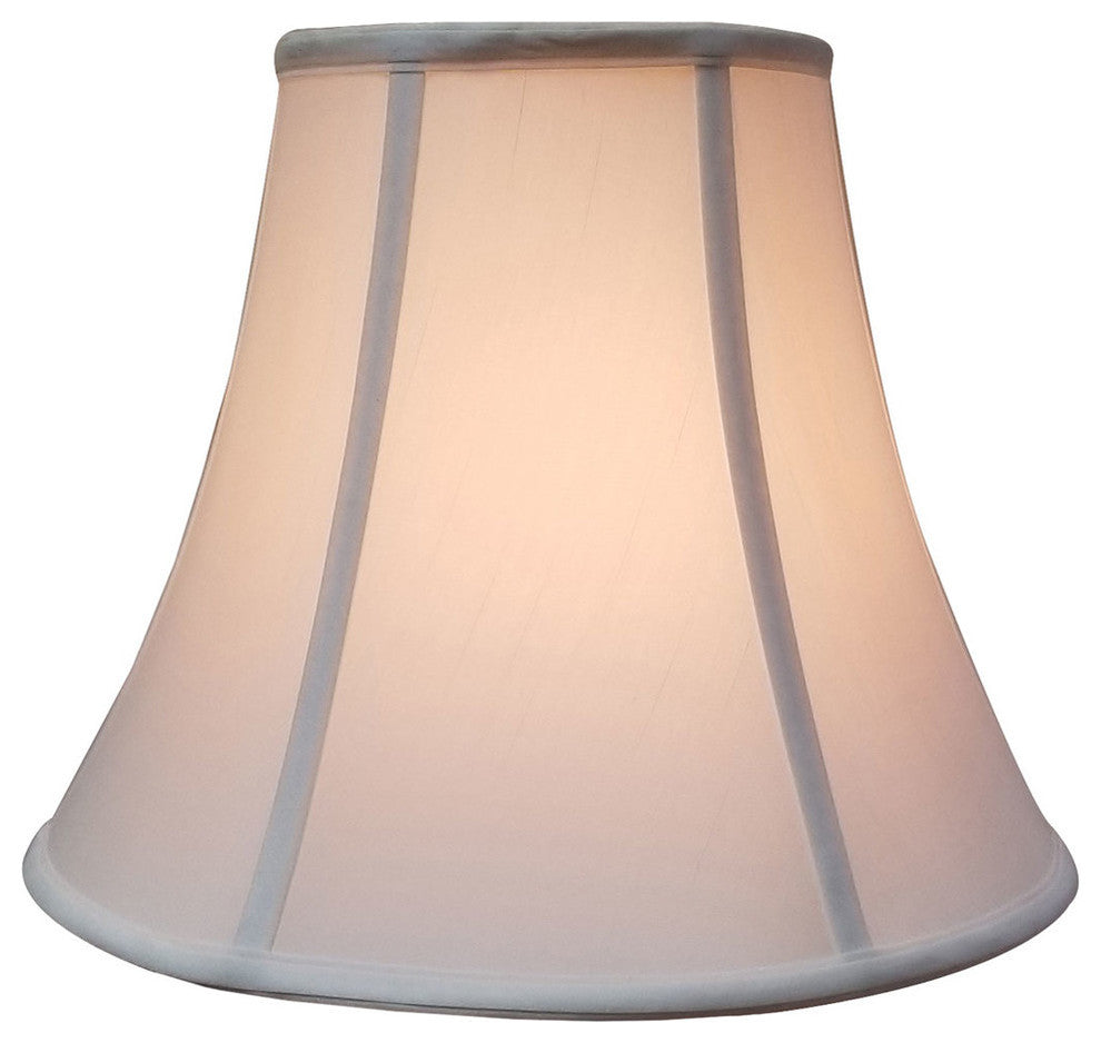 Royal Designs True Bell Lamp Shade, White, 7"