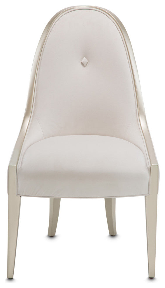 London Place Dining Side Chair - Creamy Pearl
