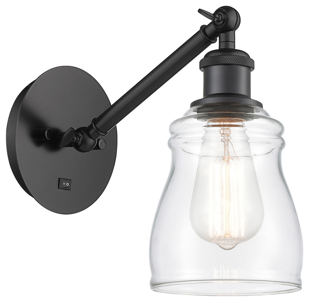 Innovations 317-1W-BK-G392-LED 1-Light Sconce, Matte Black