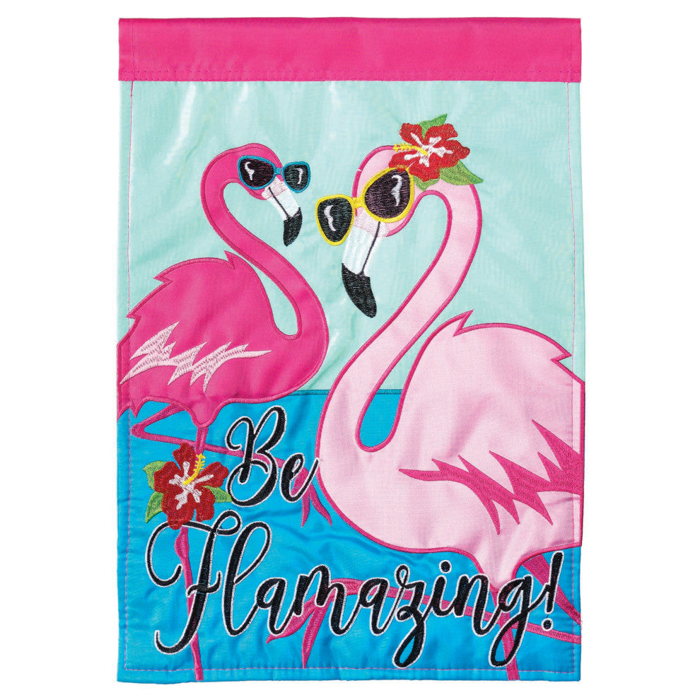 Flag  Double Applique  Be Flamazing Polyester Garden