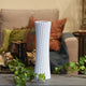 McFayden Ceramic Vase, Matte White, Small