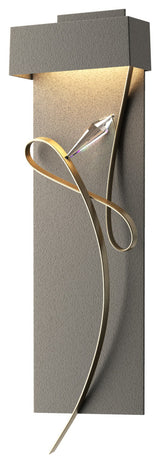 Rhapsody LED Sconce, Natural Iron With Soft Gold Accent