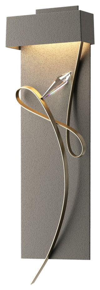 Rhapsody LED Sconce, Natural Iron With Soft Gold Accent