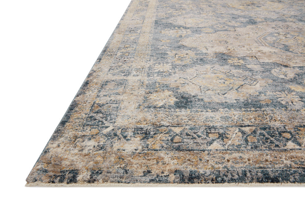 Loloi Gaia Denim / Taupe 18" x 18" Swatch Area Rug