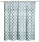 Blue Check Plaid Shower Curtain