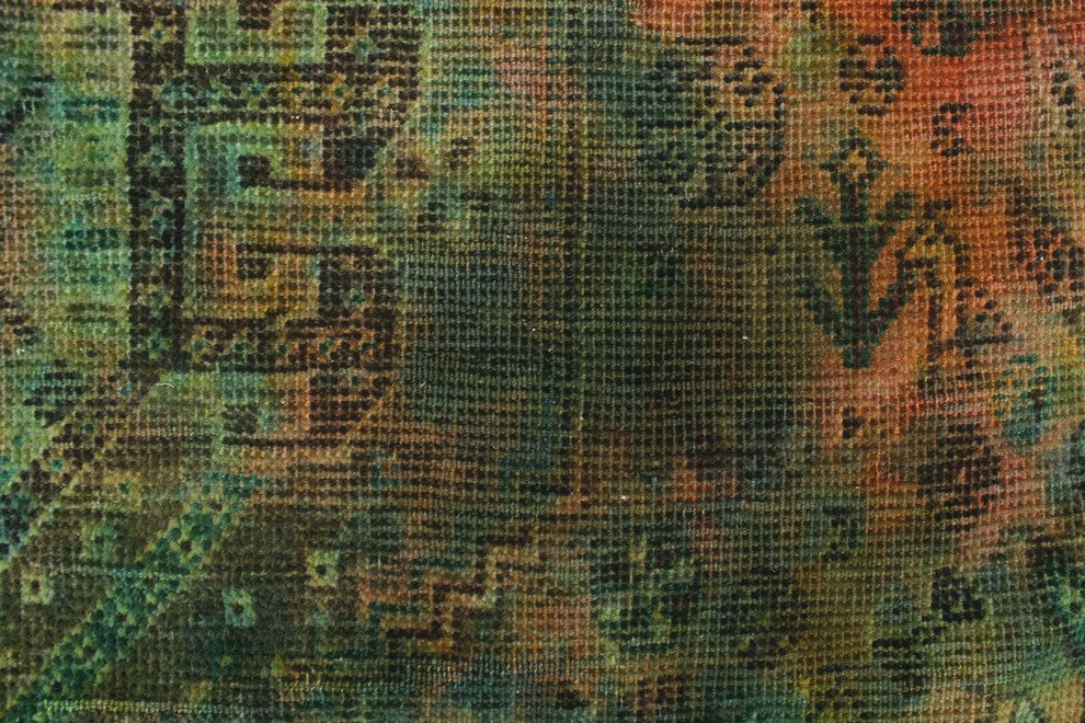 Overdyed Marisela Green Rug