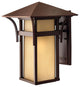 Hinkley Harbor Medium Outdoor Wall Mount Lantern, Anchor Bronze