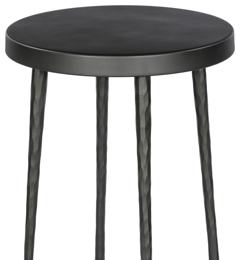 Westwood Stool Hammered Gunmetal, Dark Gunmetal, Bar