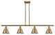 INNOVATIONS LIGHTING 516-4I-BB-M8 Smithfield 3 Light Island Light