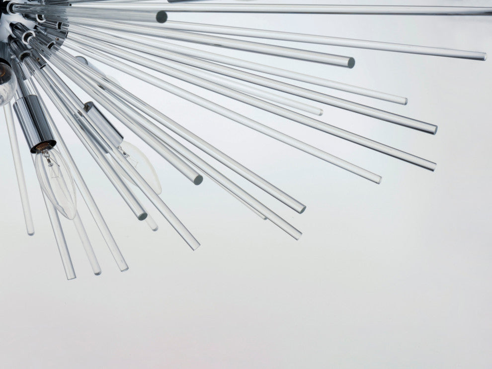 Maxim 28668CL Polaris 16 Light 20" Tall Abstract Sputnik - Polished Chrome