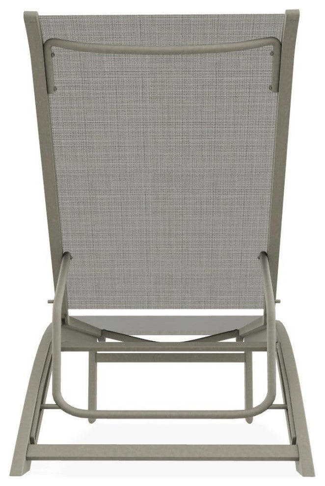 Kendall Sling Stackable Outdoor Chaise Lounge, Deacon/Storm