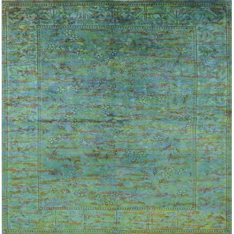 Ahgly Company Indoor Square Mid-Century Modern Area Rugs, 8' Square
