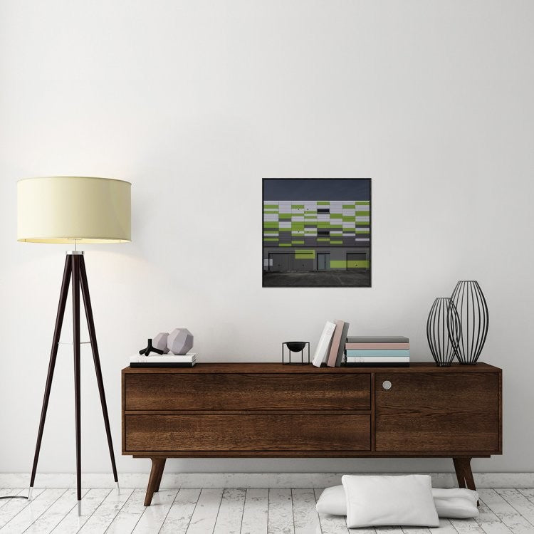 "Geometry" Framed Canvas Giclee by Luc Vangindertael (laGrange), 25x25"