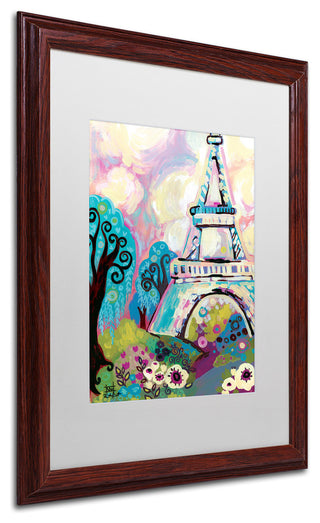 Natasha Wescoat 'La Dame De Fer' Art, Wood Frame, White Mat, 16x20