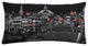 25" Black Annapolis Nighttime Skyline Lumbar Decorative Pillow