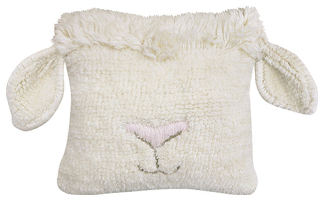 Pink Nose Sheep Woolable Cushion
