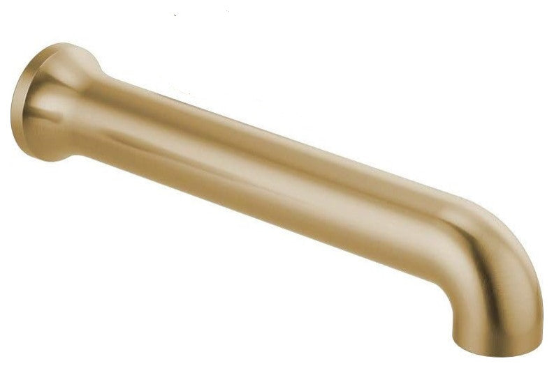 Modern Wall-Mounted Tub Faucet with Lever Handles and ADA Compliant Design, Champagne Bronze