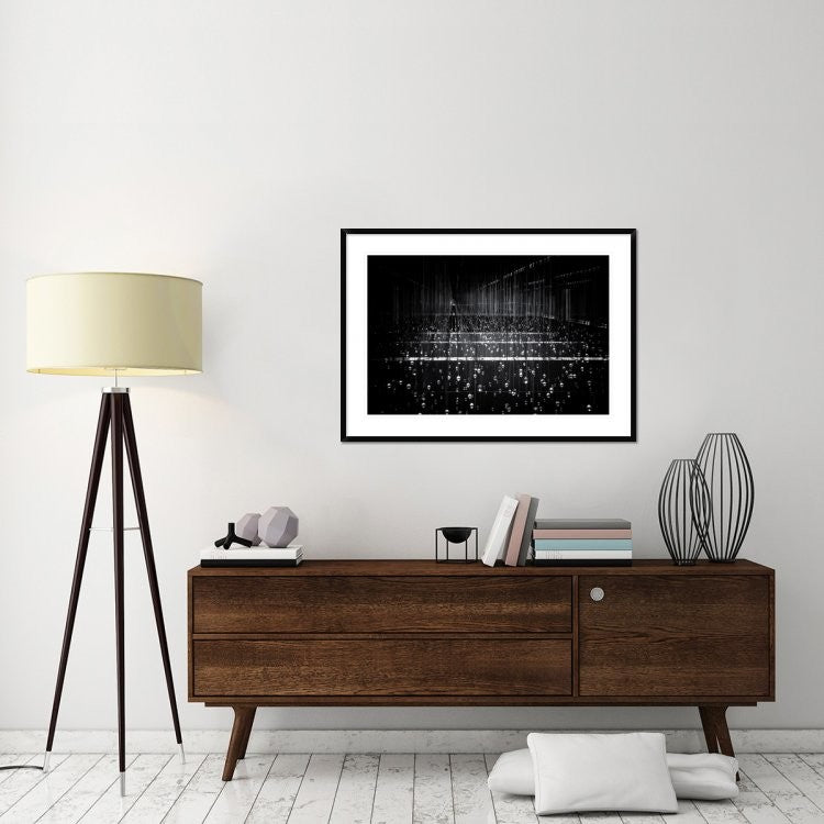 "Frozen Rain" Framed Digital Print by Soo Sing Goh, 44x32"
