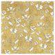 "Color my World Lotus Pattern Gold" Paper Print by Daphne Brissonnet, 20"x20"