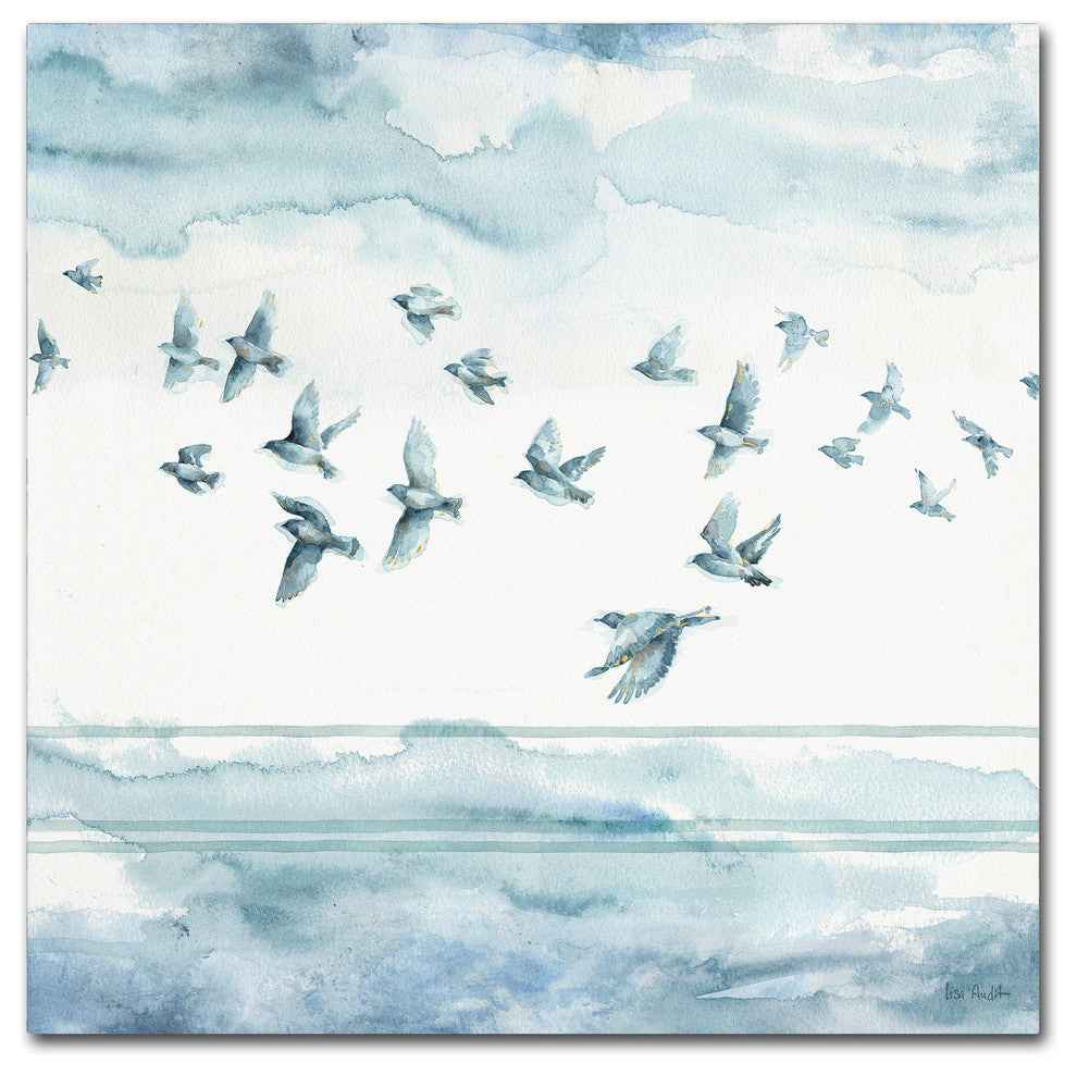 Lisa Audit 'Indigold XXII' Canvas Art, 18"x18"