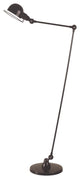 Elegant Lighting Vintage Task Floor Lamp, 25.5"x9.5"x53", Black
