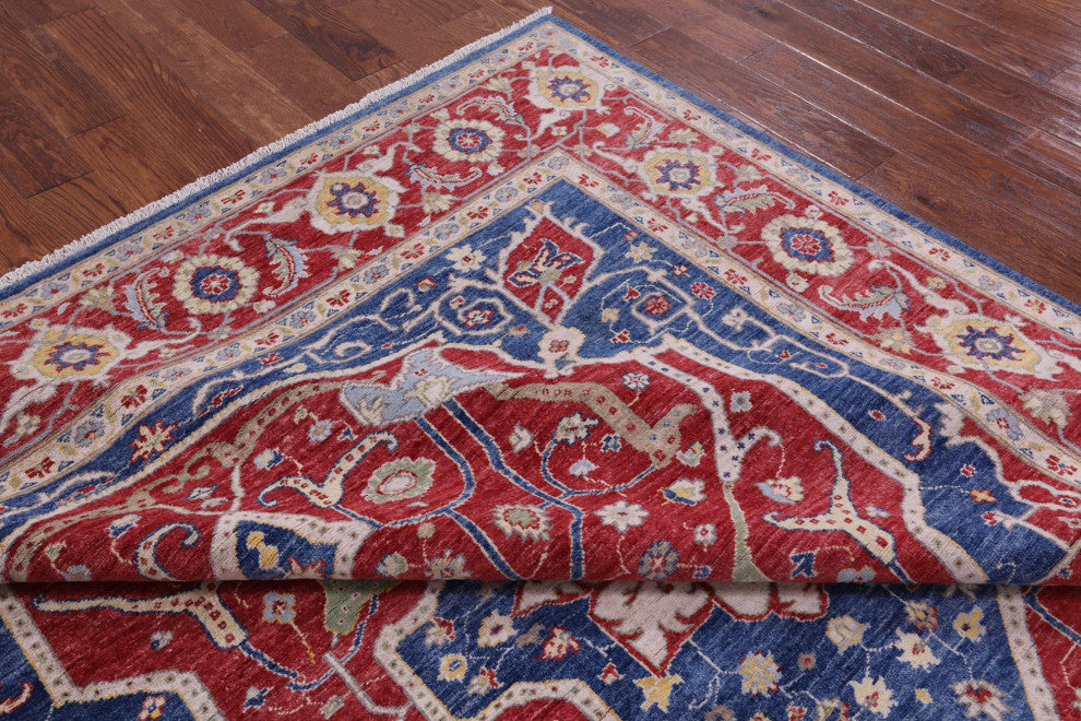 7' 11" X 9' 9" Persian Tabriz Handmade Wool Rug Q10199