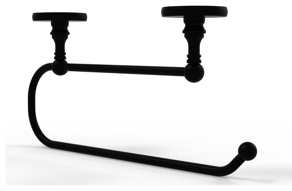 Skyline Under Cabinet Paper Towel Holder, Matte Black