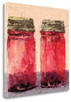 "Cranberry Jars" By Leslie Seata, Giclee Print on Gallery Wrap Canvas