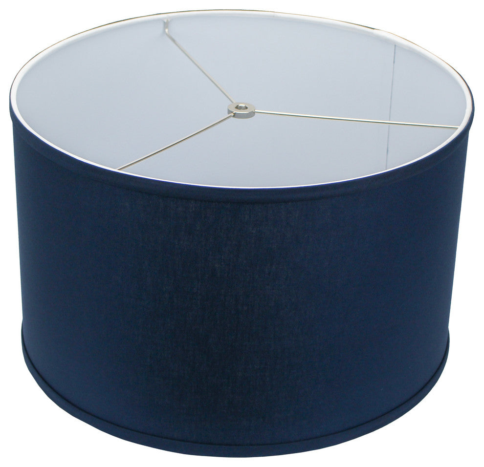 Fenchel Shades, 16"x16"x10" Spider Attachment Drum Lamp Shade, Linen